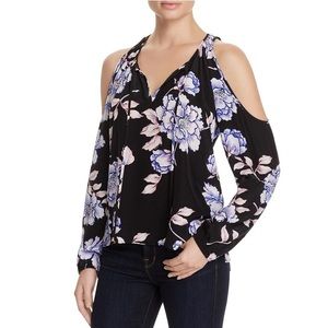 Yumi Kim Morning Glory Floral  Cold Shoulder Top